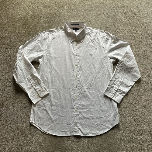 Gant herren hemd shirt weiß - herren,