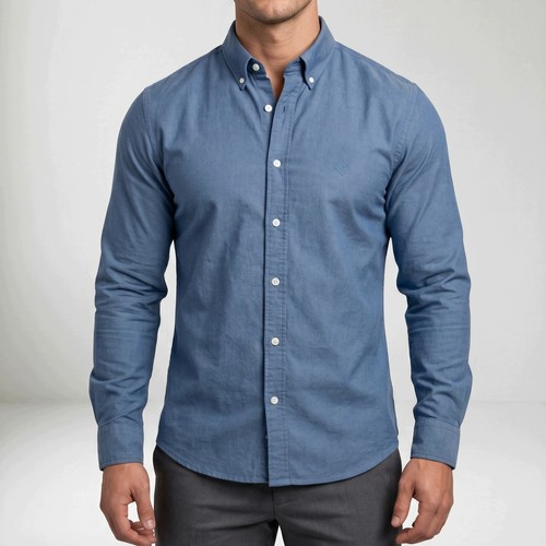 Gant blaues herrenhemd - gant,