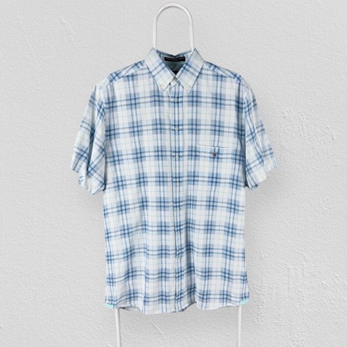 Gant blau kariertes hemd - blau,