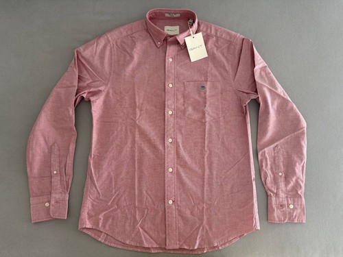 Gant oxford hemd rubinrot - gant,