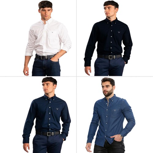 Gant langärmlige herrenhemden - gant,